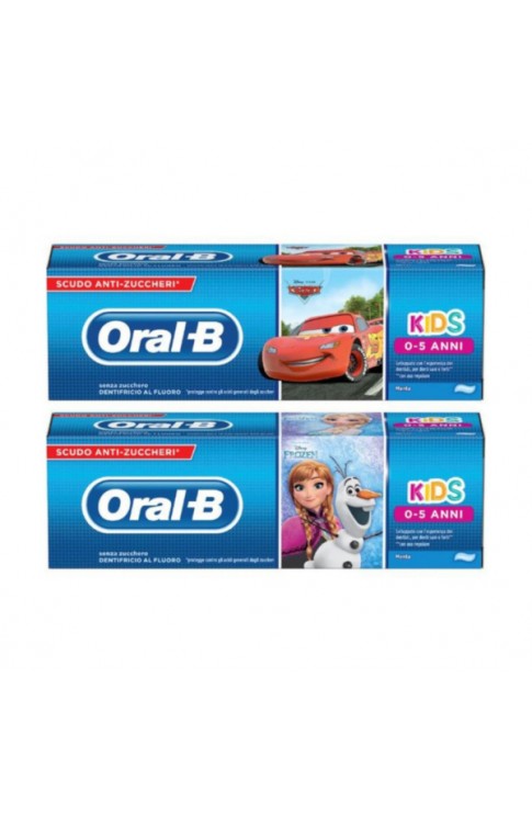 Oral-B Dentifricio Frozen-Cars 0/5 Anni