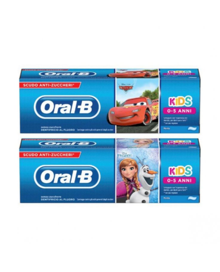 Oral-B Dentifricio Frozen-Cars 0/5 Anni