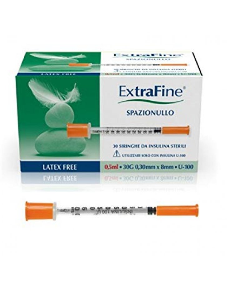 Siringa Insulina Extrafine 0,5ml 30G 8mm
