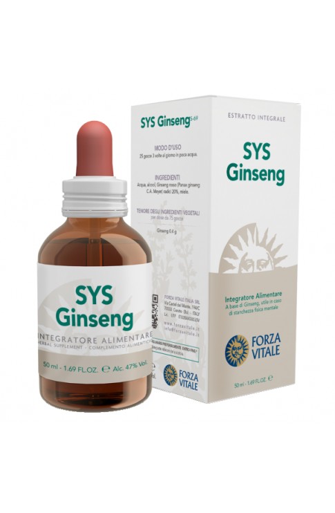 Sys Ginseng Rosso Gocce 50ml