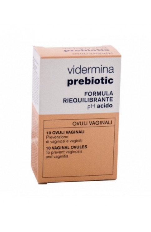 Vidermina Prebiotic 10 Ovuli Vaginali