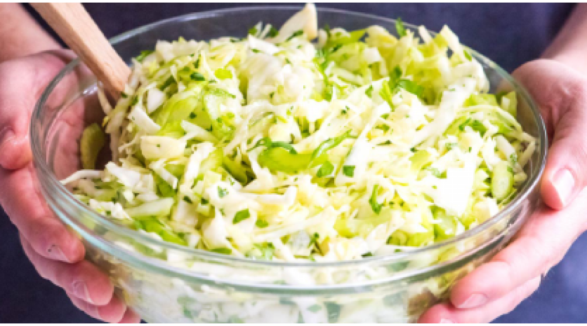 Coleslaw vegan insalata di verza