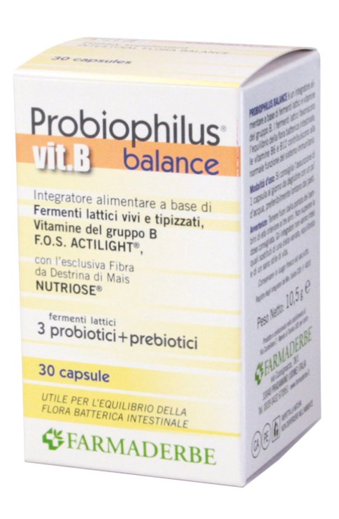 PROBIOPHILUS VITAMINA B 30CPS
