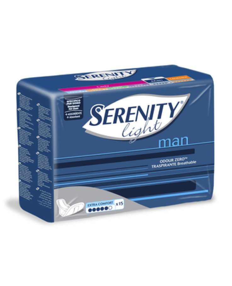 SERENITY Light Man Extra Comfort 15 pezzi Pannoloni per Incontinenza