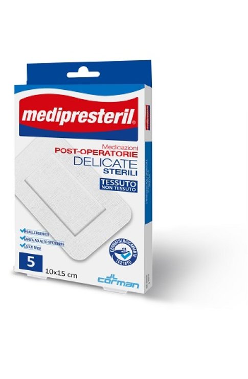 Medipresteril Medicazioni Post Operatorie Delicate Sterili 10x25cm 3 Pezzi