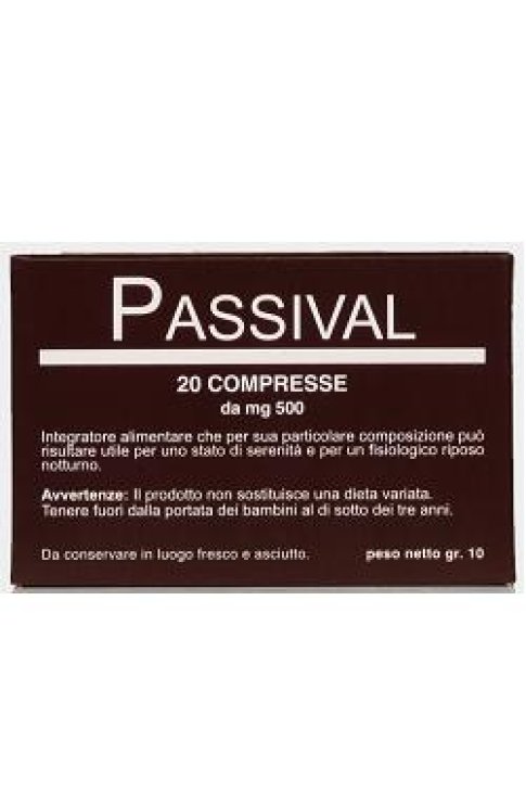 Passival Estr Erb 20cpr 10g