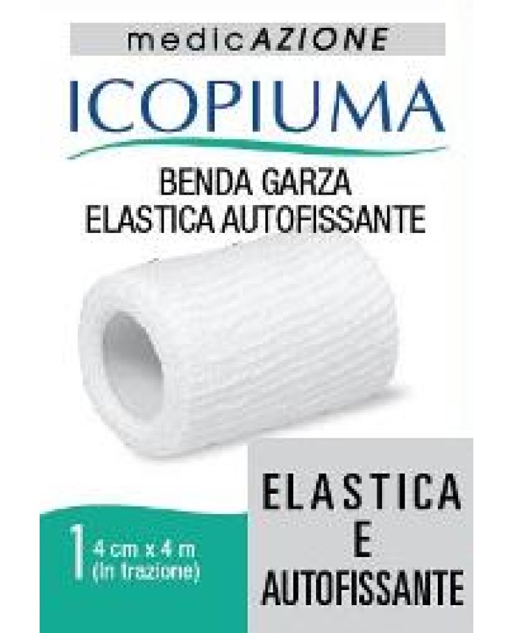 Icopiuma Benda Garza Elastica Auto-Fissante 4cm x 4m