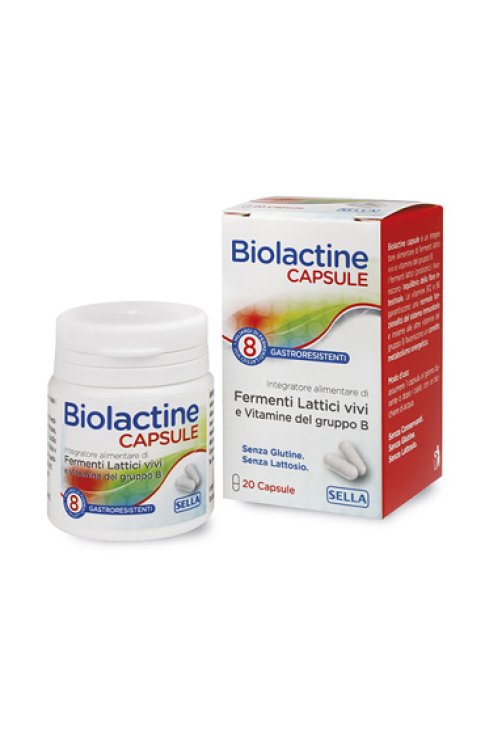 Biolactine Capsule Fermenti Lattici + Vitamine 20 Capsule