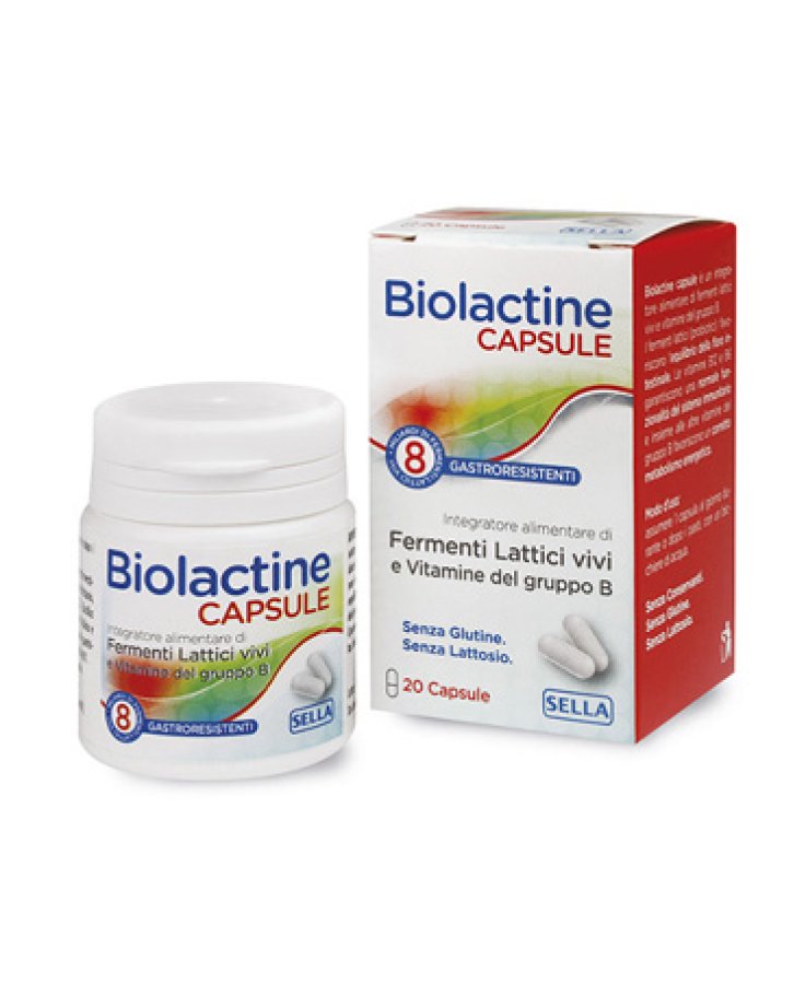Biolactine Capsule Fermenti Lattici + Vitamine 20 Capsule