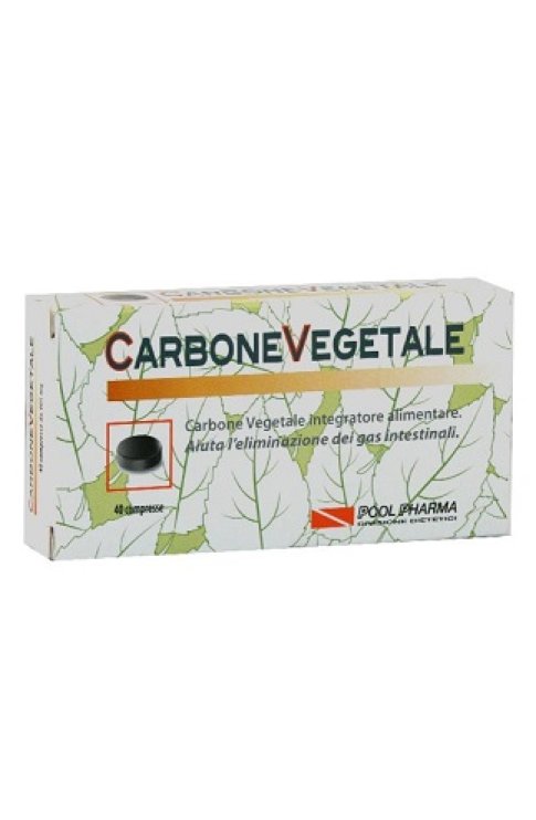 Carbone Vegetale Pool Pharma 40 Compresse