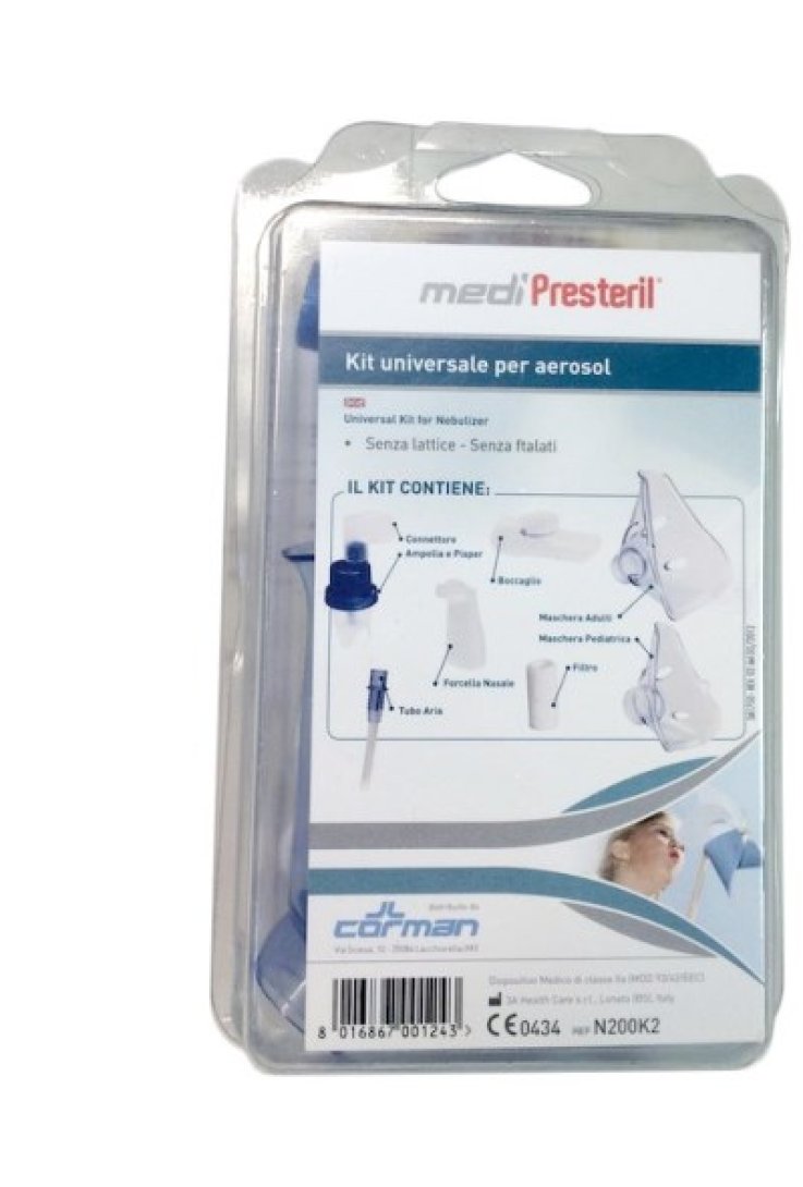 Medipresteril Kit Nebulizzatore Universale per Aerosol