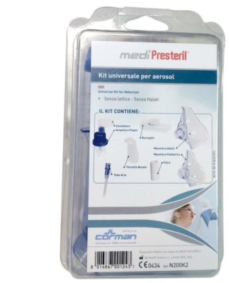 Medipresteril Kit Nebulizzatore Universale per Aerosol