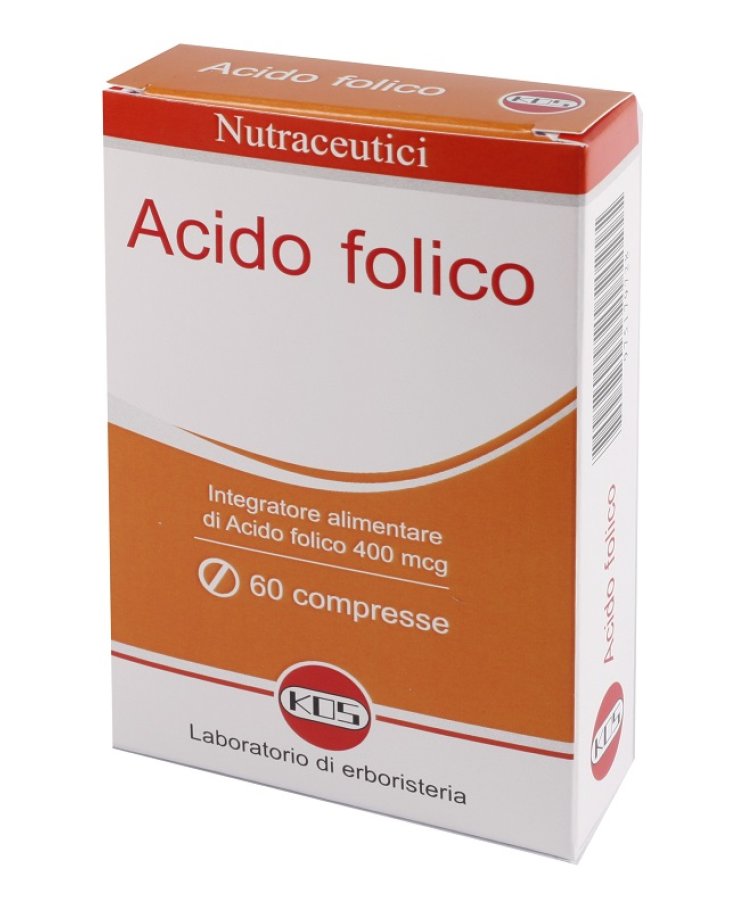 Acido Folico 400mcg 60 Compresse Kos