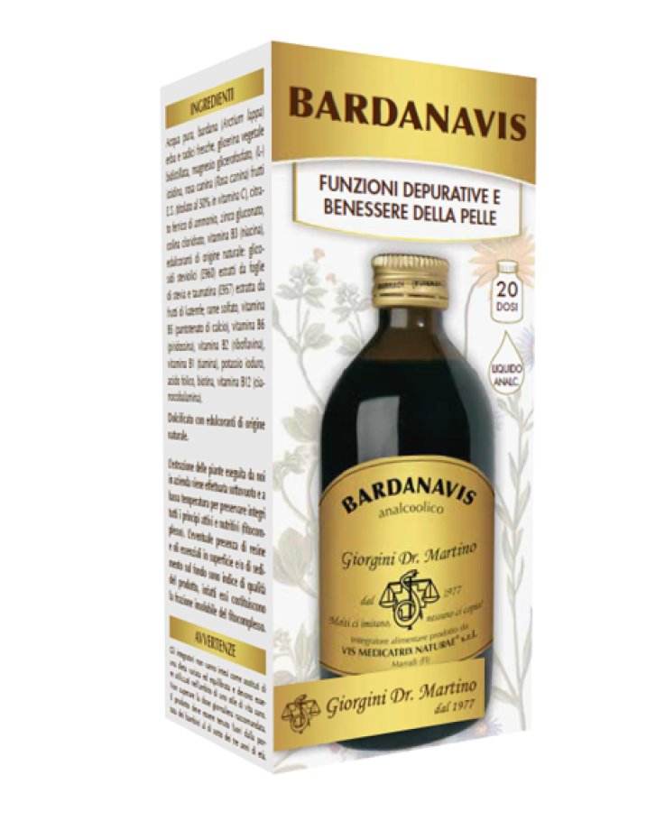 Bardanavis Liquido Analcolico 200ml Giorgini