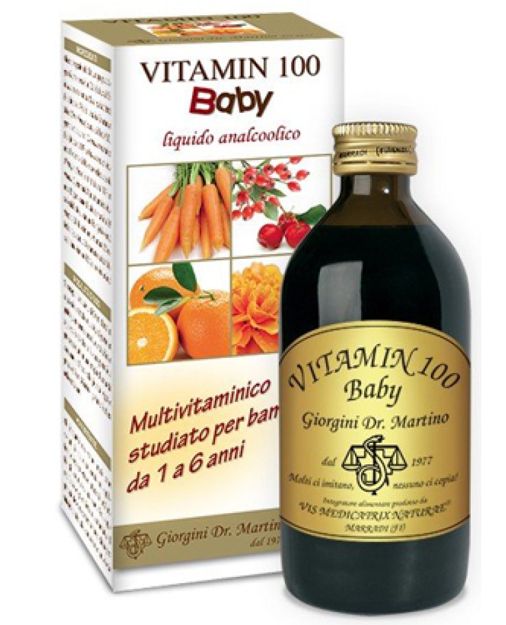 Vitamin 100 Baby Liquido Analcolico 200ml Giorgini