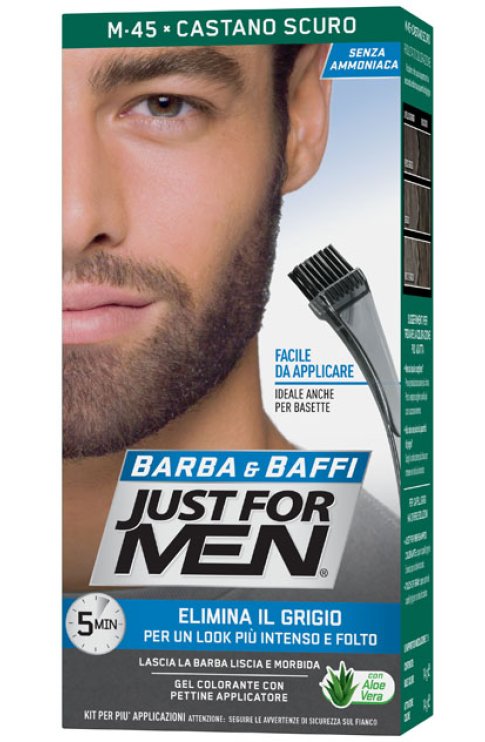 JUST For Men Barba e Baffi M45 Castano Scuro