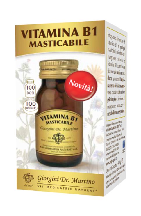 Vitamina B1 Masticabile100past