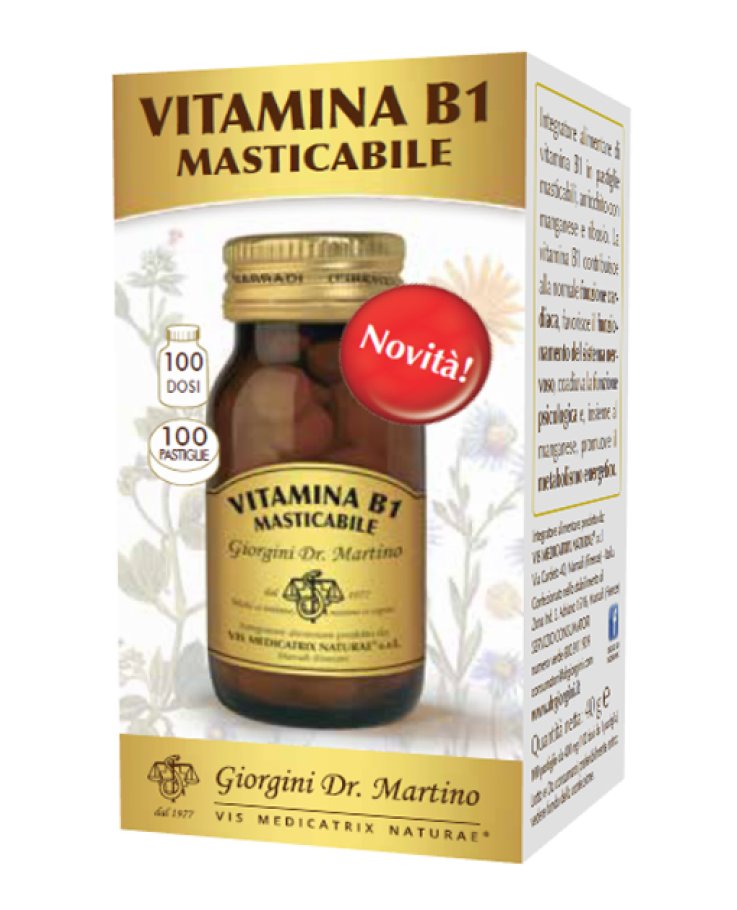Vitamina B1 Masticabile100past