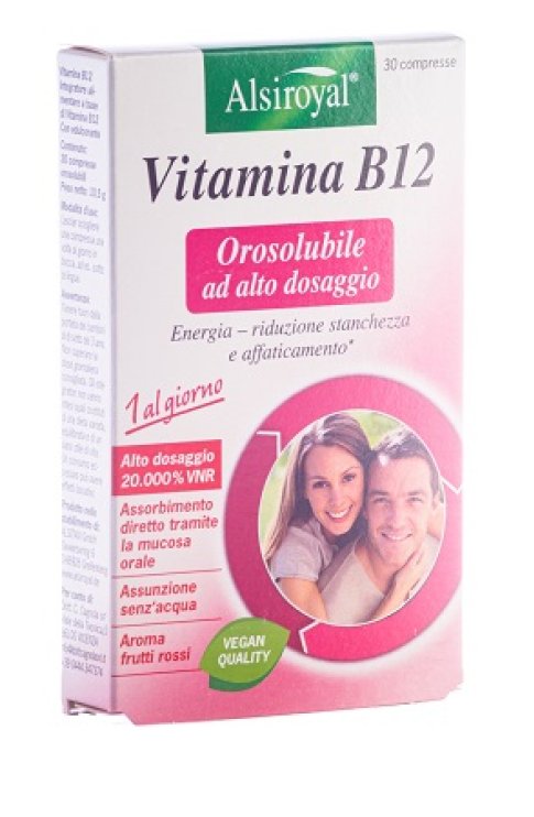 Vitamina B12 orosolubile 30 compresse