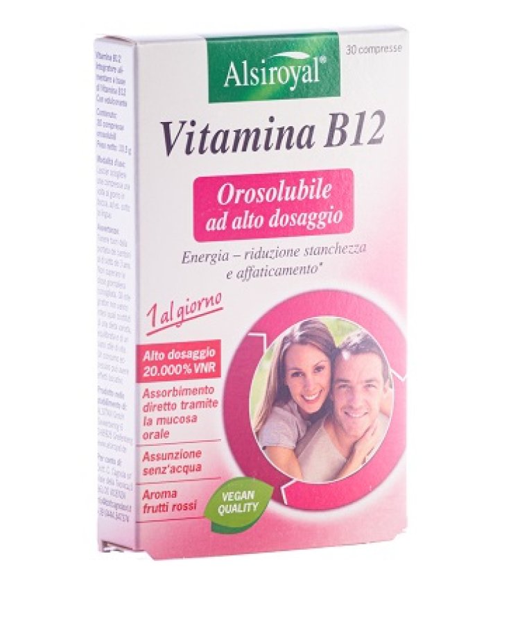 Vitamina B12 orosolubile 30 compresse