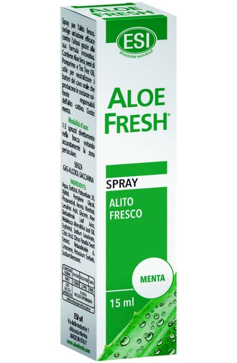 Esi Aloe Fresh Spray Alito Fresco Menta Forte 15ml
