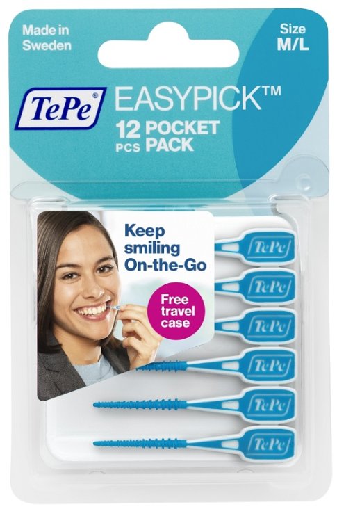 TEPE Easypick M/L Blu 12pz
