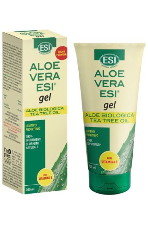 Esi Aloe Vera Gel Lenitivo/Protettivo Vitamina E-Tea Tree 200ml