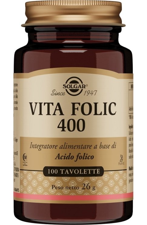 Vita Folic 400 100 Tavolette Solgar