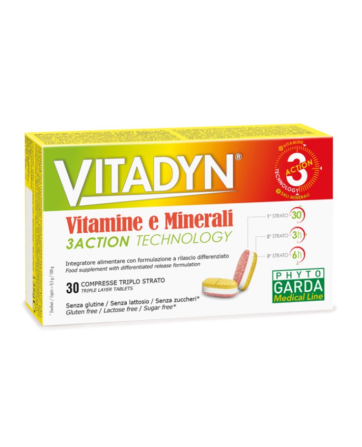 Vitadyn Vitamine/Minerali 30 Compresse Rilascio Differenziato