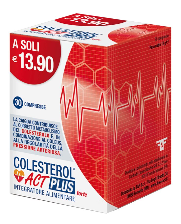 Colesterol Act Plus Forte 30 Compresse
