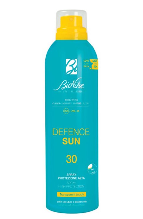 Bionike Defence Sun Spray Solare Corpo Transparent Touch 200ml SPF30