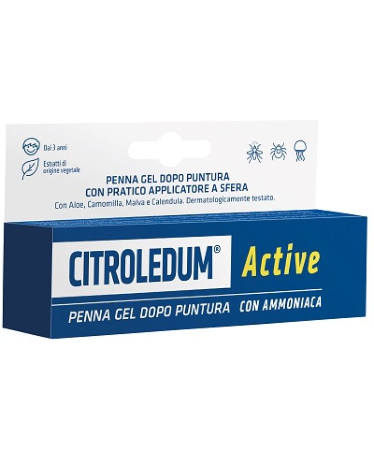 Citroledum Active Penna Gel Dopo Puntura Con Ammoniaca 15ml