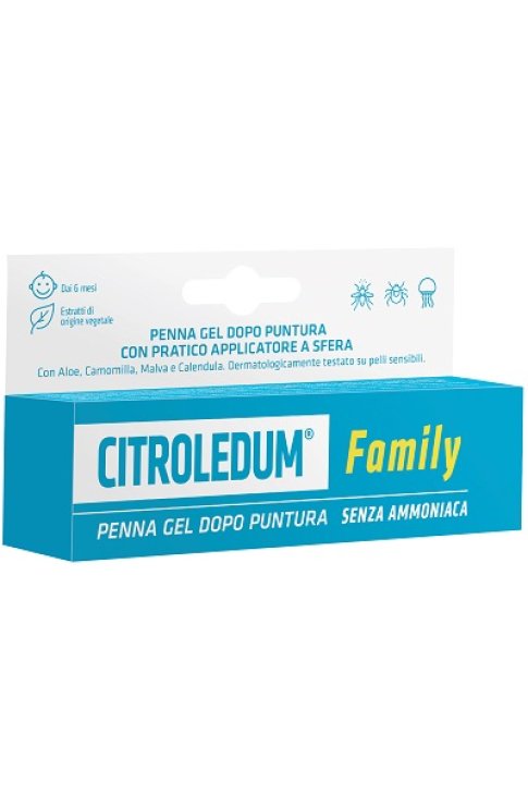 Citroledum Family Penna Gel Dopo Puntura Senza Ammoniaca 15ml