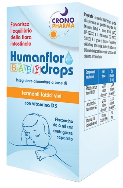 Kepler Humanflor Baby Drops 1 flaconcino 6ml