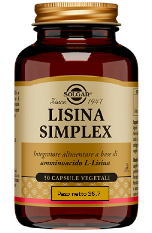 LISINA SIMPLEX 50CPS VEG SOLGAR