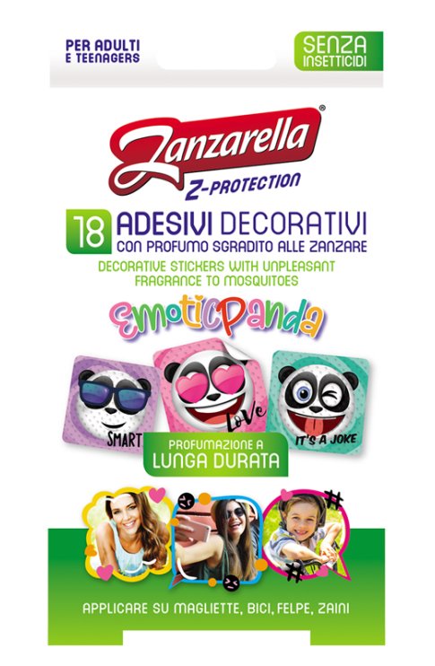 Zanzarella Z Prot Sticker 18pz