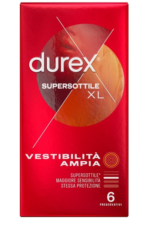 Durex Supersottile XL 6 Pezzi