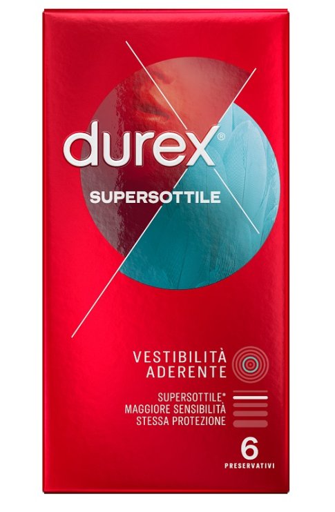 Durex Supersottile Close Fit 6 Pezzi