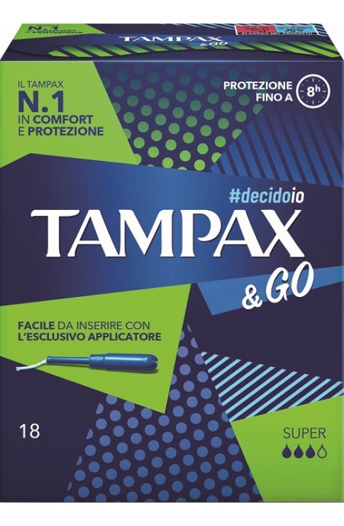 TAMPAX &GO SUPER X 18