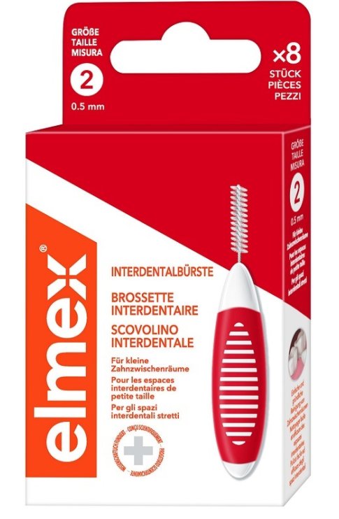 ELMEX Interd.Brush 5mm Red