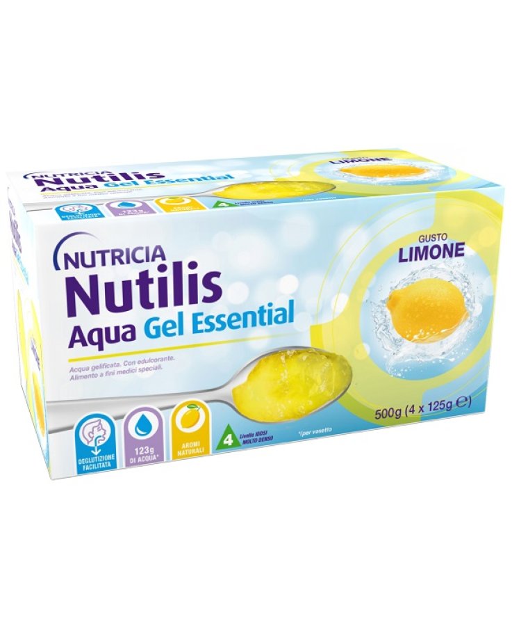 Nutricia Nutilis Aqua Essential Gel Limone 4x125g