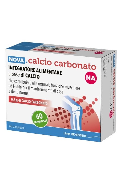 Nova Calcio Carbonato NA 0,5g 60 Compresse
