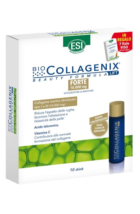 Esi Biocollagenix Forte 10 Drink + 7 ampolle Biocollagenix Omaggio