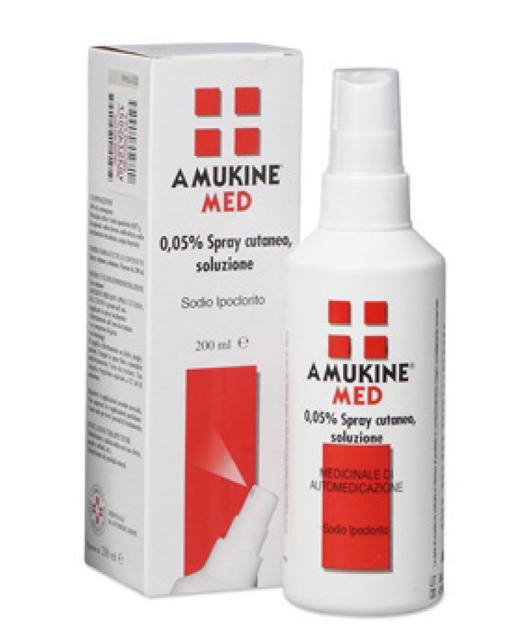 Amukine Med Spray Cutaneo 200ml 0,05%