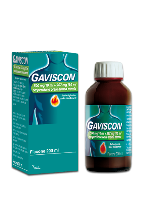 Gaviscon*os 500+267mg/10ml Men
