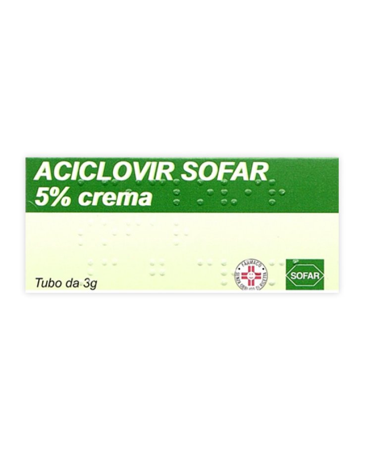Aciclovir Sofar Crema 5% 3g