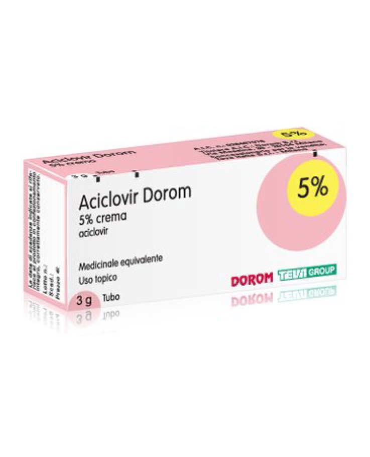 Aciclovir Dorom Crema 3g 5%