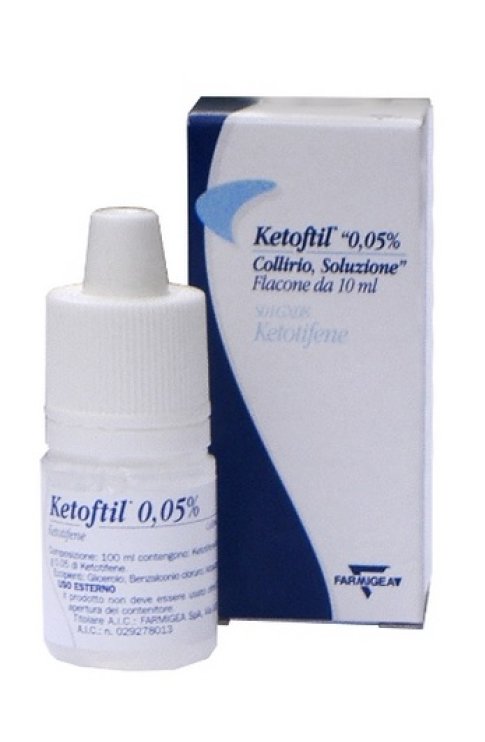 Ketoftil Collirio Flacone 10 ml 0,5 mg / ml