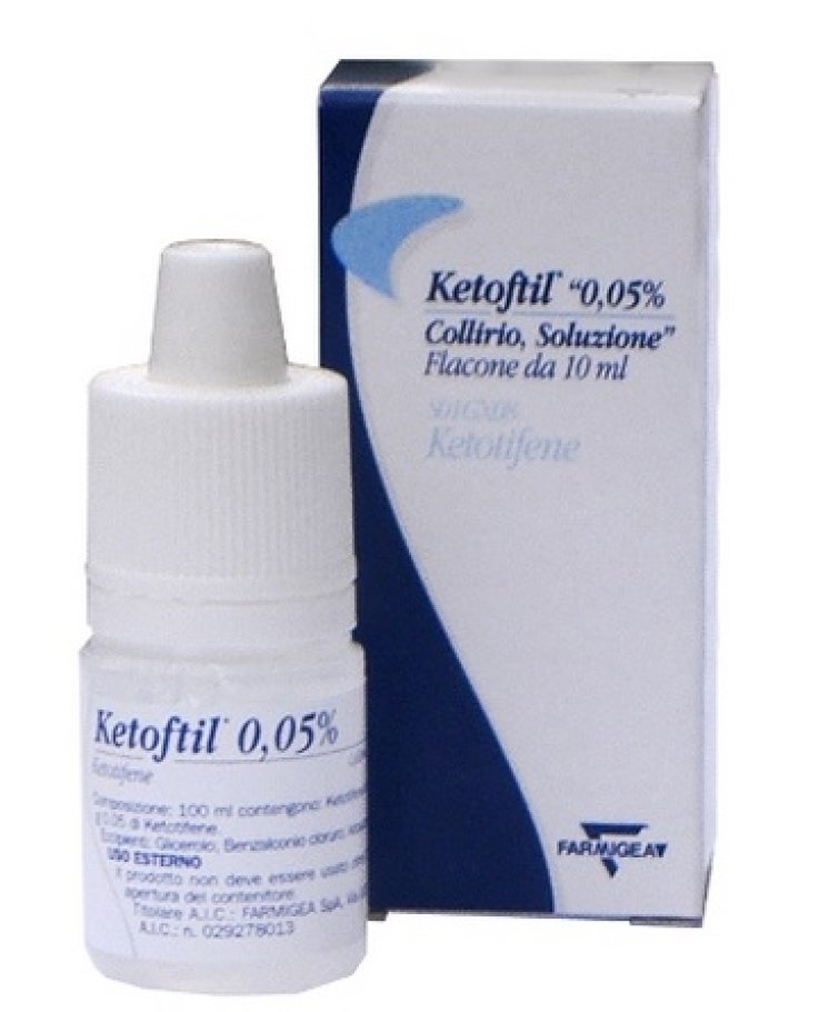 Ketoftil Collirio Flacone 10 ml 0,5 mg / ml