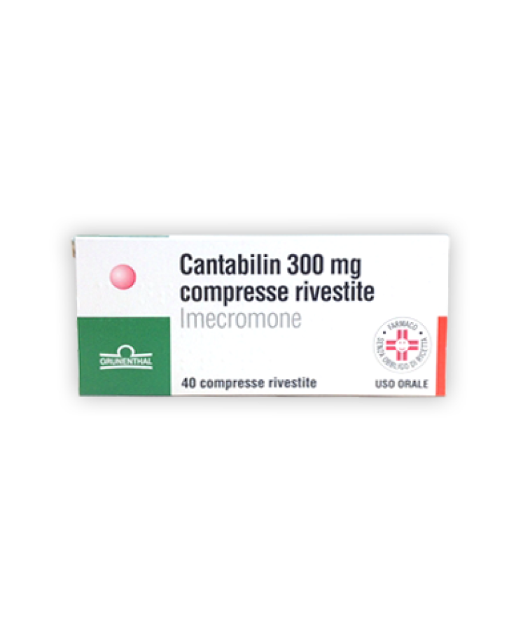 Cantabilin 40 Compresse Rivestite 300 mg